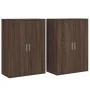 Sideboards 2 Stk. Eichenbraunes Holzwerkstoff 60x31x84 cm von vidaXL, Sideboards - Ref: Foro24-3276573, Preis: 138,65 €, Raba...