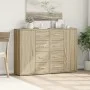 Sideboards 2 pcs engineered wood Sonoma oak 60x31x84 cm by vidaXL, Sideboards - Ref: Foro24-3276590, Price: 194,85 €, Discoun...
