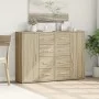Sideboards 2 pcs engineered wood Sonoma oak 60x31x84 cm by vidaXL, Sideboards - Ref: Foro24-3276590, Price: 194,85 €, Discoun...