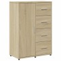 Sideboards 2 Stück, Holzwerkstoff Sonoma-Eiche 60x31x84 cm von vidaXL, Sideboards - Ref: Foro24-3276590, Preis: 198,46 €, Rab...