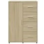 Sideboards 2 pcs engineered wood Sonoma oak 60x31x84 cm by vidaXL, Sideboards - Ref: Foro24-3276590, Price: 194,85 €, Discoun...