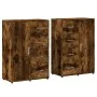 Sideboards 2 Stück, Holzwerkstoff, geräucherte Eiche, 60 x 31 x 84 cm von vidaXL, Sideboards - Ref: Foro24-3276592, Preis: 18...