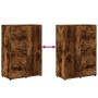 Sideboards 2 Stück, Holzwerkstoff, geräucherte Eiche, 60 x 31 x 84 cm von vidaXL, Sideboards - Ref: Foro24-3276592, Preis: 18...