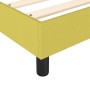 Estructura de cama sin colchón tela verde 140x200 cm