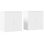 Sideboards 2 Einheiten, weißes Holzwerkstoff, 79 x 38 x 80 cm von vidaXL, Sideboards - Ref: Foro24-3276602, Preis: 173,01 €, ...