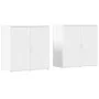 Sideboards 2 units white engineered wood 79x38x80 cm by vidaXL, Sideboards - Ref: Foro24-3276602, Price: 183,13 €, Discount: %