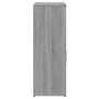 Aparadores 2 uds madera de ingeniería gris Sonoma 60x30x84 cm