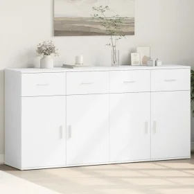 Sideboards 2 units white engineered wood 79x38x80 cm by vidaXL, Sideboards - Ref: Foro24-3276616, Price: 216,72 €, Discount: %