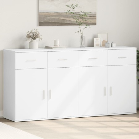 Sideboards 2 units white engineered wood 79x38x80 cm by vidaXL, Sideboards - Ref: Foro24-3276616, Price: 220,67 €, Discount: %
