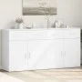 Sideboards 2 units white engineered wood 79x38x80 cm by vidaXL, Sideboards - Ref: Foro24-3276616, Price: 216,72 €, Discount: %