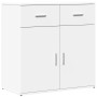 Sideboards 2 units white engineered wood 79x38x80 cm by vidaXL, Sideboards - Ref: Foro24-3276616, Price: 220,67 €, Discount: %