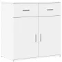 Sideboards 2 units white engineered wood 79x38x80 cm by vidaXL, Sideboards - Ref: Foro24-3276616, Price: 216,72 €, Discount: %