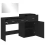 Black Engineered Wood 3-Piece Vanity Set by vidaXL, Bedroom furniture sets - Ref: Foro24-3276519, Price: 160,28 €, Discount: %