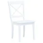 Esszimmerstühle 2 Stk. massives Gummiholz weiß von vidaXL, Essstühle - Ref: Foro24-247356, Preis: 137,48 €, Rabatt: %