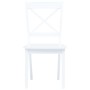 Esszimmerstühle 2 Stk. massives Gummiholz weiß von vidaXL, Essstühle - Ref: Foro24-247356, Preis: 130,84 €, Rabatt: %