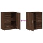 Sideboard aus Holzwerkstoff, 2 Stück, Eiche braun, 60 x 31 x 70 cm von vidaXL, Sideboards - Ref: Foro24-3276559, Preis: 150,0...