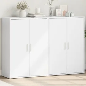 Sideboards 2 units white engineered wood 60x31x84 cm by vidaXL, Sideboards - Ref: Foro24-3276567, Price: 140,49 €, Discount: %