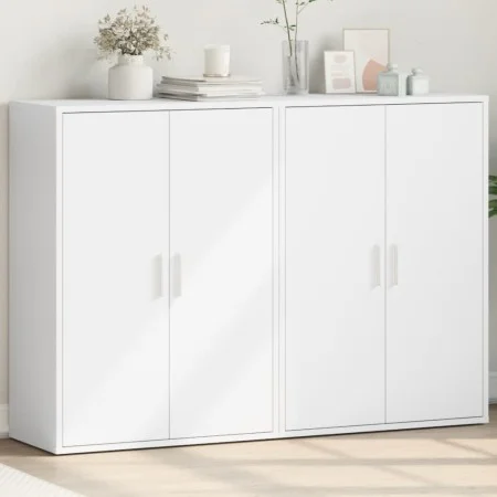 Sideboards 2 units white engineered wood 60x31x84 cm by vidaXL, Sideboards - Ref: Foro24-3276567, Price: 140,49 €, Discount: %