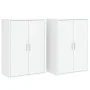 Sideboards 2 units white engineered wood 60x31x84 cm by vidaXL, Sideboards - Ref: Foro24-3276567, Price: 140,49 €, Discount: %