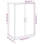 Sideboards 2 units white engineered wood 60x31x84 cm by vidaXL, Sideboards - Ref: Foro24-3276567, Price: 140,49 €, Discount: %