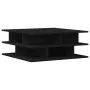 Black engineered wood coffee table 70x70x29 cm by vidaXL, Coffee table - Ref: Foro24-840745, Price: 73,35 €, Discount: %