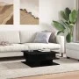 Black engineered wood coffee table 70x70x29 cm by vidaXL, Coffee table - Ref: Foro24-840745, Price: 73,35 €, Discount: %