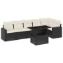 7-piece garden sofa set with black synthetic rattan cushions by vidaXL, Garden sets - Ref: Foro24-3267286, Price: 466,46 €, D...