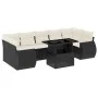 8-piece garden sofa set and black synthetic rattan cushions by vidaXL, Garden sets - Ref: Foro24-3268406, Price: 566,45 €, Di...