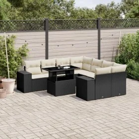 8-piece garden sofa set and black synthetic rattan cushions by vidaXL, Garden sets - Ref: Foro24-3269056, Price: 602,94 €, Di...