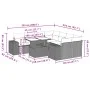 8-piece garden sofa set and black synthetic rattan cushions by vidaXL, Garden sets - Ref: Foro24-3269056, Price: 602,94 €, Di...