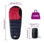 Camping Mummy Sleeping Bag for Adults 3 Seasons by vidaXL, Sleeping bag - Ref: Foro24-94474, Price: 37,45 €, Discount: %