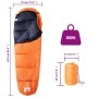 Camping Mumienschlafsack für Erwachsene 3 Jahreszeiten von vidaXL, Schlafsack - Ref: Foro24-94488, Preis: 32,82 €, Rabatt: %