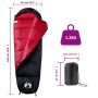 Camping Mumienschlafsack für Erwachsene 3 Jahreszeiten von vidaXL, Schlafsack - Ref: Foro24-94510, Preis: 37,36 €, Rabatt: %