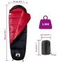 Saco de dormir tipo momia de camping para adultos 3 estaciones de vidaXL, Sacos de dormir - Ref: Foro24-94510, Precio: 33,59 ...