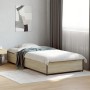 Sonoma oak metal engineered wood bed frame 100x200 cm by vidaXL, Beds and slatted bases - Ref: Foro24-845107, Price: 71,63 €,...