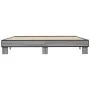 Sonoma gray metal engineered wood bed frame 180x200 cm by vidaXL, Beds and slatted bases - Ref: Foro24-3280225, Price: 131,91...