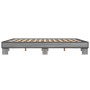 Sonoma gray metal engineered wood bed frame 180x200 cm by vidaXL, Beds and slatted bases - Ref: Foro24-3280225, Price: 133,54...