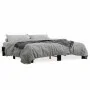 Estructura de cama madera de ingeniería y metal negro 160x200cm de vidaXL, Camas y somieres - Ref: Foro24-3280227, Precio: 12...