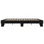 Estructura de cama madera de ingeniería y metal negro 160x200cm de vidaXL, Camas y somieres - Ref: Foro24-3280227, Precio: 12...