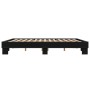 Estructura de cama madera de ingeniería y metal negro 160x200cm de vidaXL, Camas y somieres - Ref: Foro24-3280227, Precio: 13...