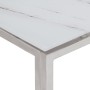 Silberner Couchtisch aus Edelstahl und gehärtetem Glas von vidaXL, Couchtisch - Ref: Foro24-350019, Preis: 107,50 €, Rabatt: %