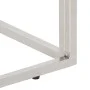 Mesa de centro plateada acero inoxidable y vidrio templado de vidaXL, Mesas de centro - Ref: Foro24-350019, Precio: 106,33 €,...
