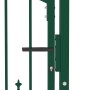 Zauntor aus grünem Stahl mit Stacheln 100x100 cm von vidaXL, Gartentore - Ref: Foro24-146393, Preis: 146,58 €, Rabatt: %