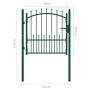 Zauntor aus grünem Stahl mit Stacheln 100x100 cm von vidaXL, Gartentore - Ref: Foro24-146393, Preis: 146,58 €, Rabatt: %
