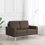 2-Sitzer-Sofa aus braunem Stoff von vidaXL, Sofas - Ref: Foro24-288705, Preis: 288,95 €, Rabatt: %
