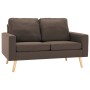 2-Sitzer-Sofa aus braunem Stoff von vidaXL, Sofas - Ref: Foro24-288705, Preis: 288,95 €, Rabatt: %