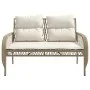 Gartensitzgruppe mit 4-teiligen Sofas und Kissen aus synthetischem Rattan in Beige. von vidaXL, Gartensets - Ref: Foro24-3687...