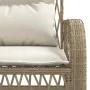 Gartensitzgruppe mit 4-teiligen Sofas und Kissen aus synthetischem Rattan in Beige. von vidaXL, Gartensets - Ref: Foro24-3687...