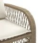 Gartensitzgruppe mit 4-teiligen Sofas und Kissen aus synthetischem Rattan in Beige. von vidaXL, Gartensets - Ref: Foro24-3687...