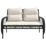 4-piece garden sofa set with black synthetic rattan cushions by vidaXL, Garden sets - Ref: Foro24-368726, Price: 250,25 €, Di...